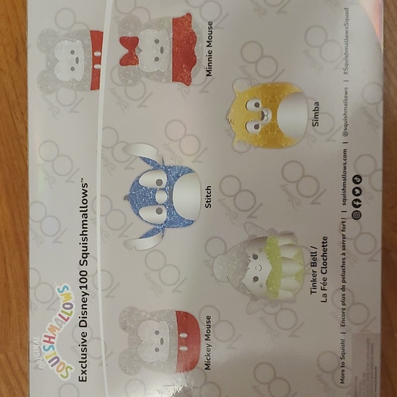 Disney 100 squishmallows  Mickey & Friends 5 Pack Plush Box Set New - Picture 3 of 3